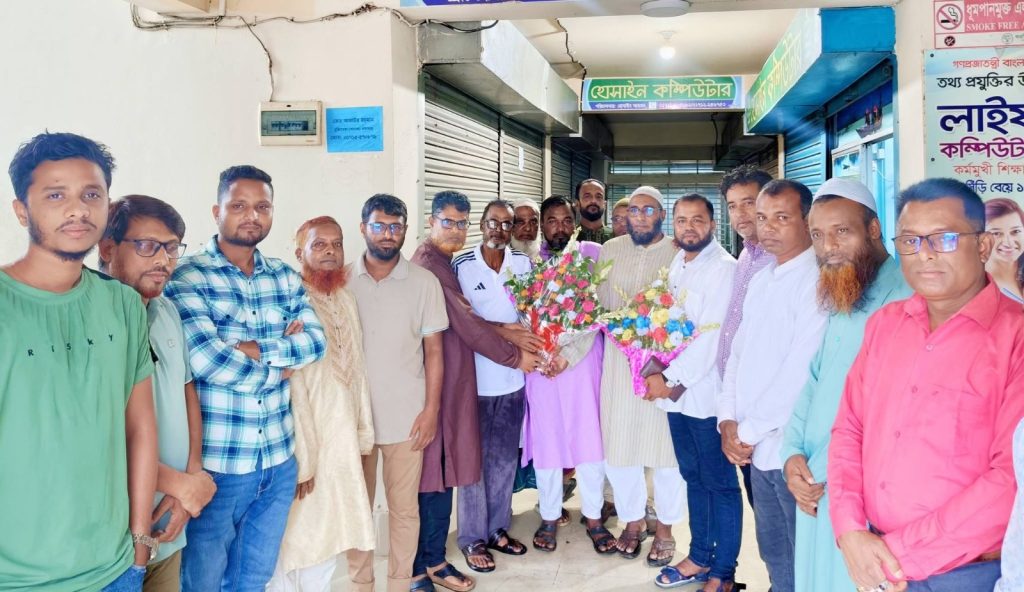 সচেতন নাগরিক পরিষদের সংবর্ধনায় সিক্ত শান্তিগঞ্জ প্রেসক্লাব