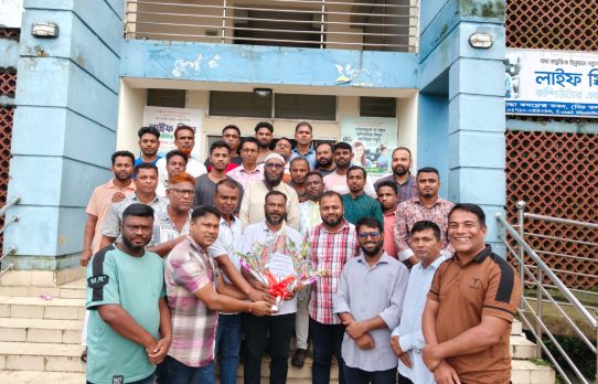 শান্তিগঞ্জে জাতীয়তাবাদী যুবদলের উদ্যোগে প্রেসক্লাবের নবনির্বাচিত নেতৃবৃন্দকে সংবর্ধনা প্রদান