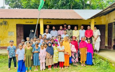 শান্তিগঞ্জ প্রেসক্লাবের নবনির্বাচিত নেতৃবৃন্দকে প্রাথমিক বিদ্যালয় ম্যানেজিং কমিটির সংবর্ধনা