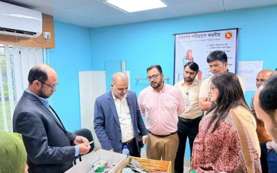 শান্তিগঞ্জ উপজেলা স্বাস্থ্য কমপ্লেক্স পরিদর্শনে স্বাস্থ্য অধিদপ্তরের অতিরিক্ত মহাপরিচালক