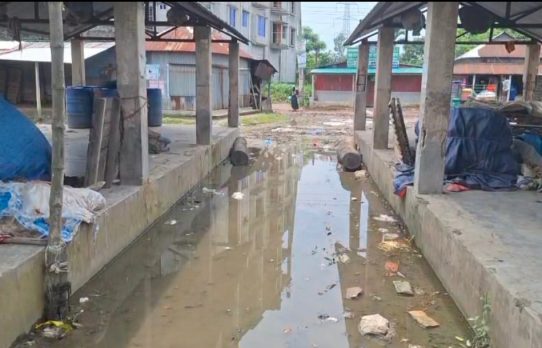 গাজীপুরে ভগ্নদশায় ৬০ বছরের পুরোনো হাট রক্ষার দাবী ব্যবসায়ীদের
