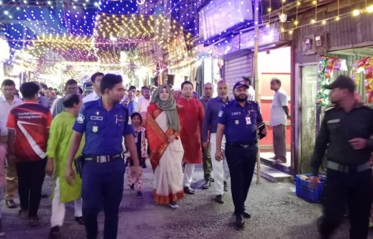 আমতলীতে দুর্গাপূজার কার্যক্রম পরিদর্শন করেছেন জেলা প্রশাসক