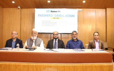 ইস্টার্ন ইউনিভার্সিটিতে ফল ২০২৬ সেমিস্টারের নবীনবরণ অনুষ্ঠিত