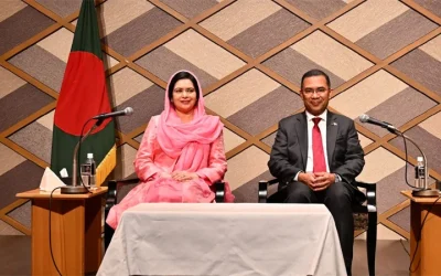 উন্নত বাংলাদেশ গড়তে প্রবাসী-দেশবাসীকে একসঙ্গে কাজ করার আহ্বান প্রধানমন্ত্রীর
