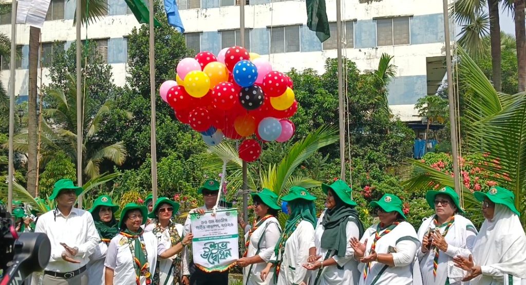 বাংলাদেশ গার্ল গাইডস্ এসোসিয়েশনের ১৩তম জাতীয় গাইড ক্যাম্প উদ্বোধন 